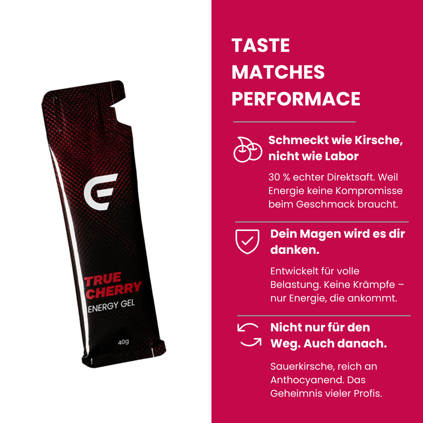 Energy Gel - True Cherry (12 x 40 g)